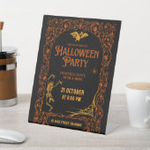 ハロウィンの不気味なサプライズ 台座サイン (インサイチュ)