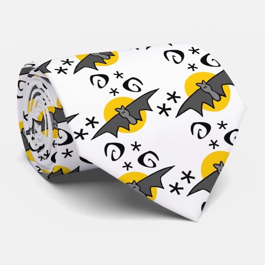 ハロウィンの不気味なタイ ネクタイ (ロール)