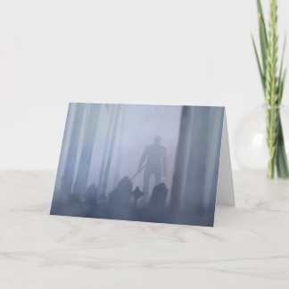 ハロウィンの不気味な森 カード