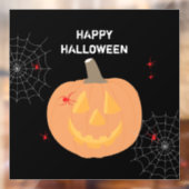 ハロウィンの不気味な骷髏 ウィンドウサイン (シート2)