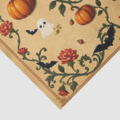 ハロウィンの中世フランス柄 薄葉紙 (詳細)