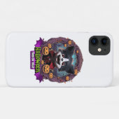 ハロウィンの仔犬のコスチューム Case-Mate iPhoneケース (裏面(横))