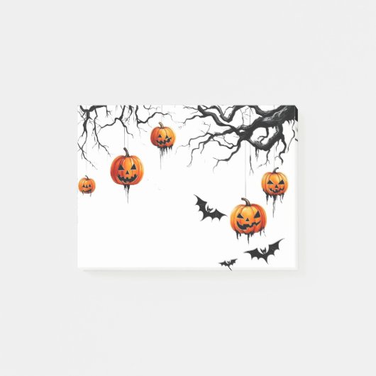 ハロウィンの付箋紙 ポストイット (正面)