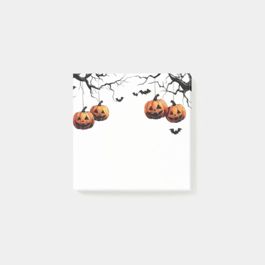ハロウィンの付箋紙 ポストイット (正面)