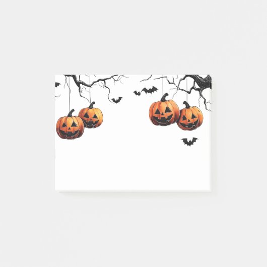 ハロウィンの付箋紙 ポストイット (正面)