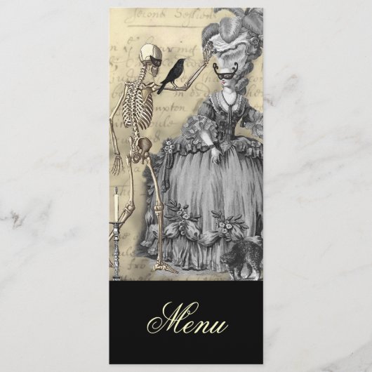ハロウィンの仮面舞踏会メニュー メニュー (正面)