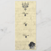 ハロウィンの仮面舞踏会メニュー メニュー (裏面)