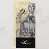 ハロウィンの仮面舞踏会メニュー メニュー (正面/裏面)