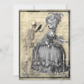 ハロウィンの仮面舞踏会 招待状 (正面)