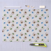 ハロウィンの休日の眼球パターンティッシュペーパー 薄葉紙 (クラフト)