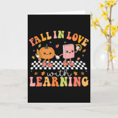 ハロウィンの先生に恋して カード (黄色い花)