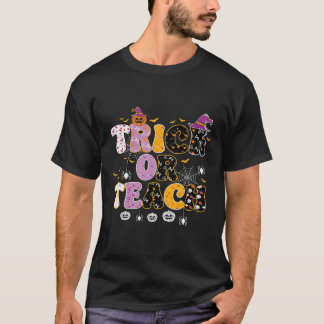 ハロウィンの先生 トリック オア ティーチ Tシャツ
