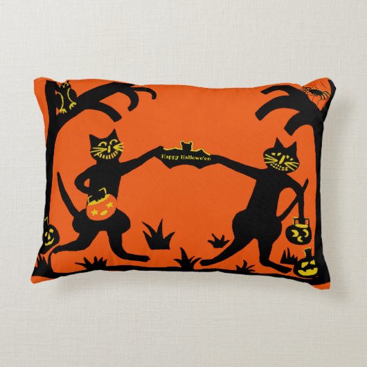 ハロウィンの初期のな装飾のアクセントの枕 アクセントクッション (裏面)