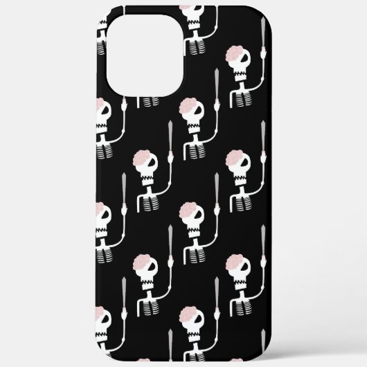 ハロウィンの剣を持つスケルトン  Case-Mate iPhoneケース (裏面)