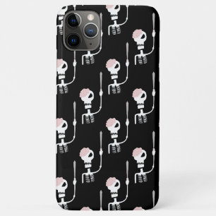 ハロウィンの剣を持つスケルトン iPhone 11 PRO MAXケース