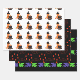 ハロウィンの包装紙 - ミックスシート ラッピングペーパーシート