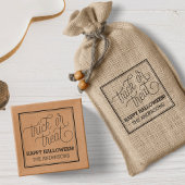 ハロウィンの印パーソナライズされた印のトリックまたは治療 セルフインキングスタンプ