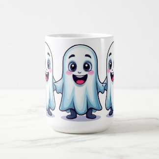 ハロウィンの友達の手を繋ぐかわいい幽霊トリオ 👻 コーヒーマグカップ