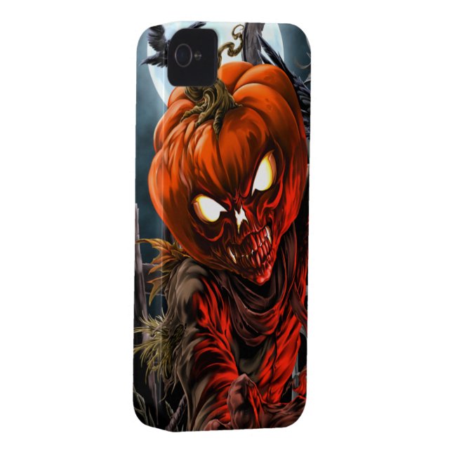 ハロウィンの収穫機のiphone 4ケース Case-Mate iPhoneケース (裏面/右)