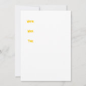 ハロウィンの叫び 招待状 (裏面)