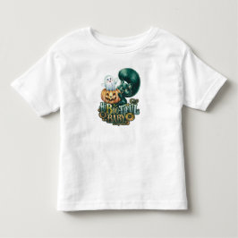 ハロウィンの可愛い赤ちゃん猫 トドラーTシャツ