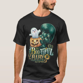 ハロウィンの可愛い赤ちゃん猫 Tシャツ