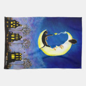 ハロウィンの台所タオル"サレムの星" キッチンタオル (横)