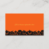 ハロウィンの名刺"ハッピーハローウィン" 名刺 (裏面)