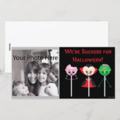 ハロウィンの吸盤 シーズンカード (正面/裏面)