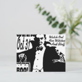 ハロウィンの吸血鬼 ポストカード (スタンド正面)