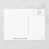 ハロウィンの呪われた式 - シーズンポストカード (裏面)