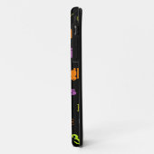 ハロウィンの地下鉄の芸術の単語 Case-Mate iPhoneケース (裏面/左)