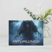 ハロウィンの地獄絵図の黒い幽霊 (スタンド正面)