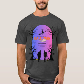 ハロウィンの城でのダンス Tシャツ