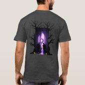 ハロウィンの城でのダンス Tシャツ (裏面)