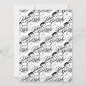 ハロウィンの壮大な球 招待状 (裏面)