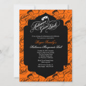 ハロウィンの壮大な球 招待状 (正面)