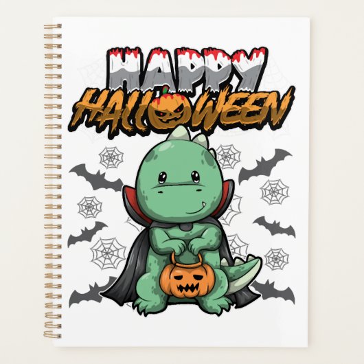 ハロウィンの変装ドラゴン プランナー手帳 (正面)