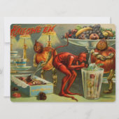 ハロウィンの夕食 カード (正面)