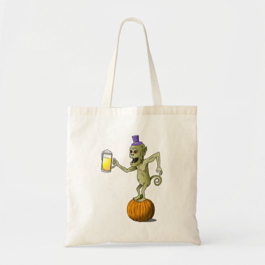 ハロウィンの夜おめでとう トートバッグ (正面)