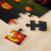 ハロウィンの夜のお化け屋敷 ジグソーパズル (側面)