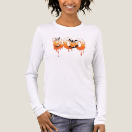 ハロウィンの夜のイラスト トライブレンドTシャツ