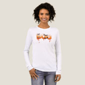 ハロウィンの夜のイラスト トライブレンドTシャツ (正面全体)