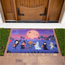 ハロウィンの夜のトリック・オア・トリートの子供のコスチューム