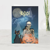 ハロウィンの夜の不思議 カード (裏面)