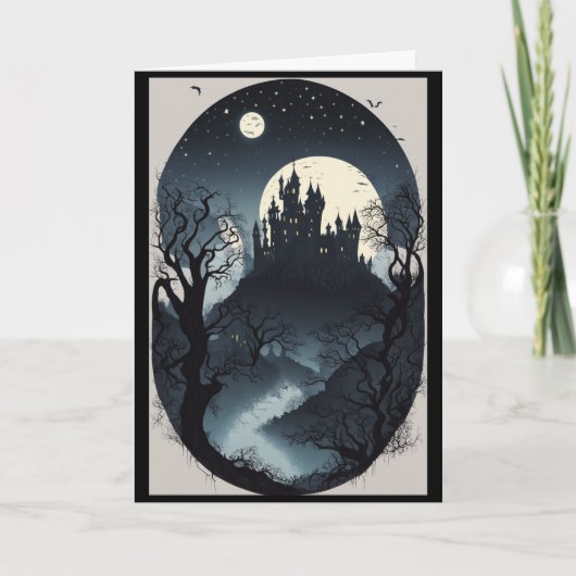 ハロウィンの夜の恐怖と喜び シーズンカード (正面)