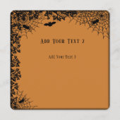 ハロウィンの夜ハッピーハローウィン!メニュー メニュー (裏面)