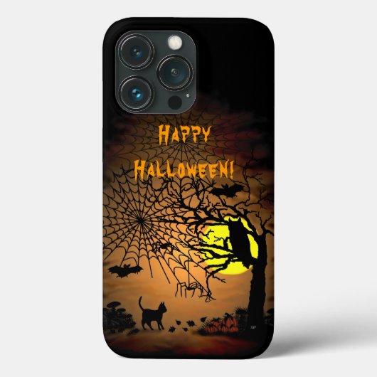 ハロウィンの夜ハッピーハローウィン! Case-Mate iPhoneケース (裏面)