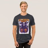 ハロウィンの夜 トライブレンドTシャツ (正面全面)