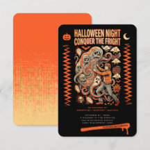 ハロウィンの夜、恐怖を征服するコスチュームパーティー